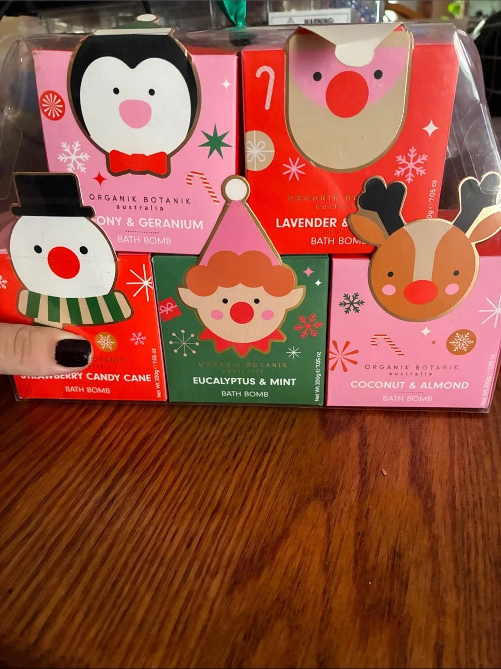 Organik Botanik Holiday Bath Bomb Gift Set - Festive Scents